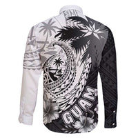 Hafa Adai Guam Family Matching Short Sleeve Bodycon Dress and Hawaiian Shirt Polynesian Palm Tree Tattoo Hibiscus and Plumeria Art LT03 - Polynesian Pride