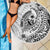 Guam-Land of the Chamorro Beach Blanket Polynesian Tattoo Style Hibiscus and Plumeria Art