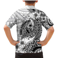 Guam-Land of the Chamorro Family Matching Mermaid Dress and Hawaiian Shirt Polynesian Tattoo Style Hibiscus and Plumeria Art LT03 - Polynesian Pride