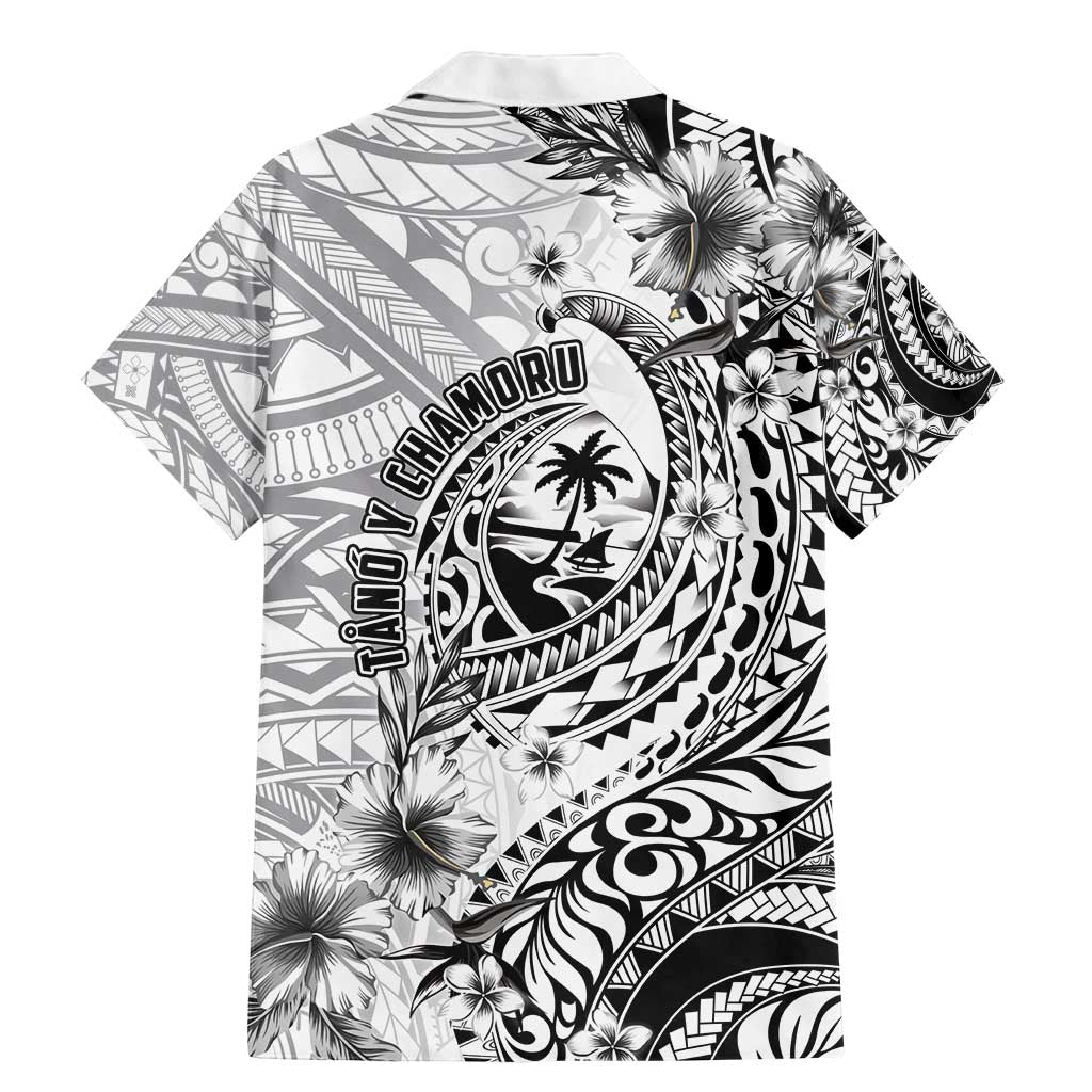 Guam-Land of the Chamorro Family Matching Mermaid Dress and Hawaiian Shirt Polynesian Tattoo Style Hibiscus and Plumeria Art LT03 - Polynesian Pride