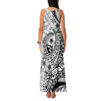 Guam-Land of the Chamorro Family Matching Tank Maxi Dress and Hawaiian Shirt Polynesian Tattoo Style Hibiscus and Plumeria Art LT03 - Polynesian Pride