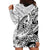 Guam-Land of the Chamorro Hoodie Dress Polynesian Tattoo Style Hibiscus and Plumeria Art