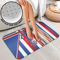 Hawaiian Sea Animals Bathroom Set with Lei and Flag Style