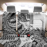 Hawaiian Tribal Manta Ray Back Car Seat Cover Kakau Tattoo and Polynesian Art Motif Pattern