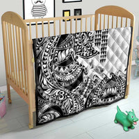 Hawaiian Tribal Manta Ray Quilt Kakau Tattoo and Polynesian Art Motif Pattern