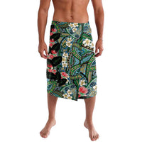 Hawaiian Taro Leaves and Ohia Lehua Lavalava Polynesian Tribal Art Tropical Plants Motifs Colorful LT03 Multicolor - Polynesian Pride