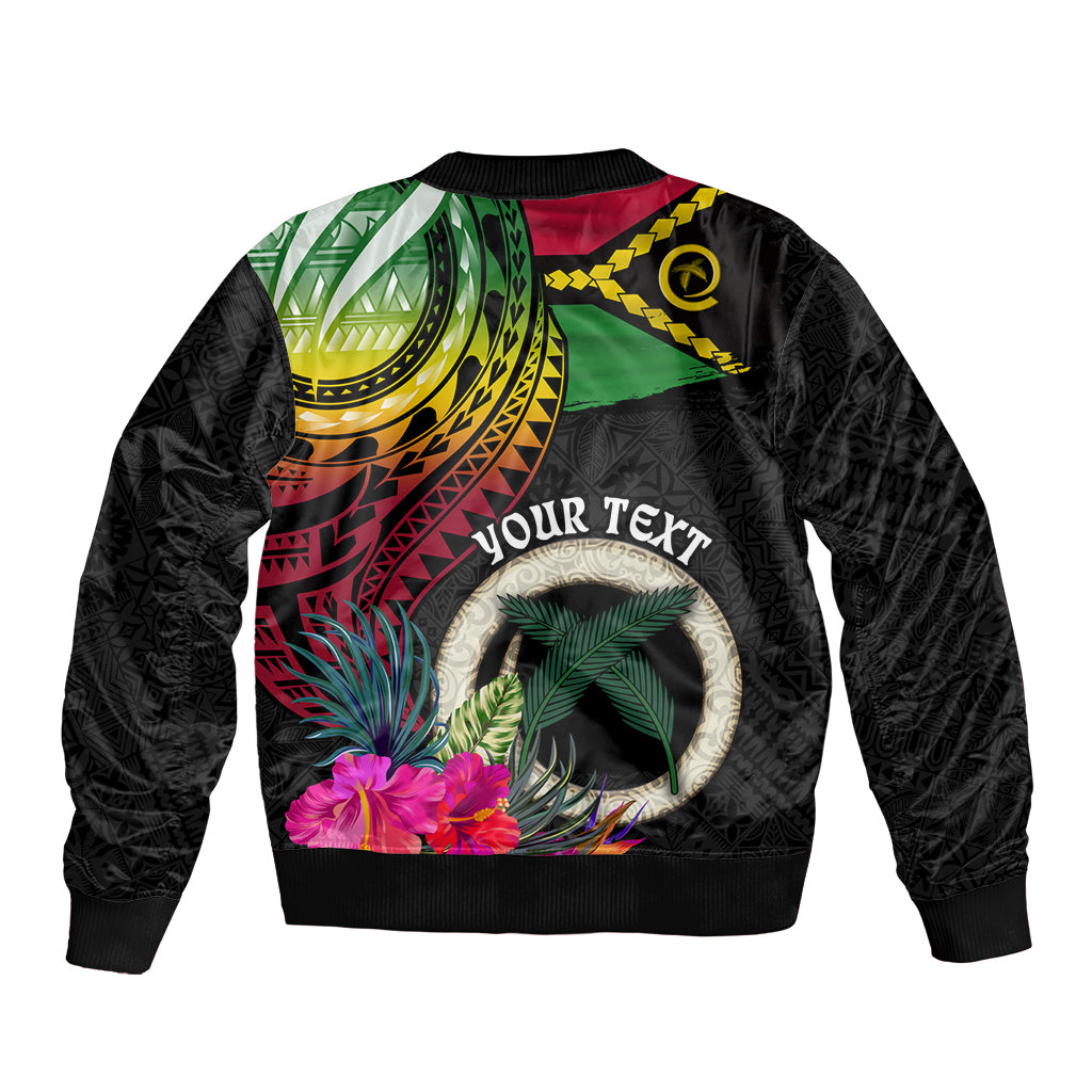 Vanuatu 44th Anniversary Bomber Jacket Boars Tusk Tugeta Yumi Selebretem Indipendens Dei