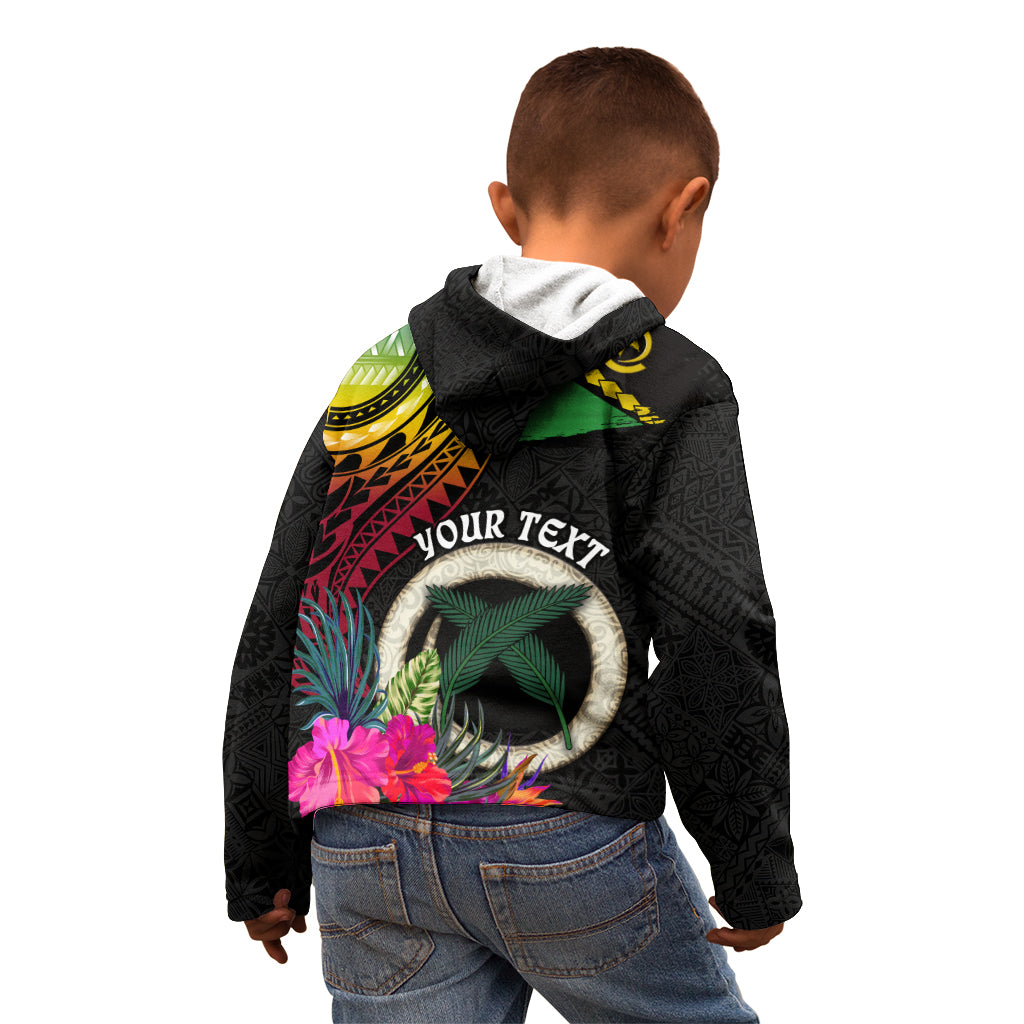 Vanuatu 44th Anniversary Kid Hoodie Boars Tusk Tugeta Yumi Selebretem Indipendens Dei