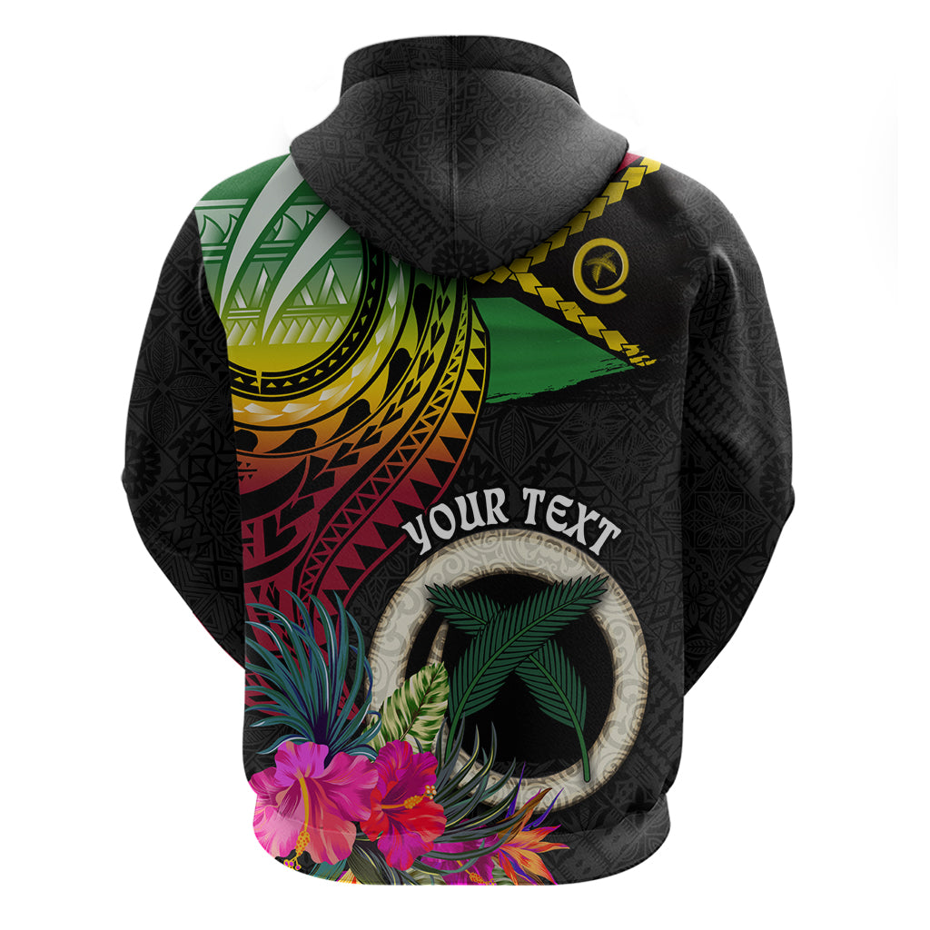 Vanuatu 44th Anniversary Zip Hoodie Boars Tusk Tugeta Yumi Selebretem Indipendens Dei