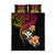 Polynesia Hawaii Turtle Day Quilt Bed Set Hibiscus and Kanaka Maoli