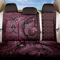 Aloha Hawaii Hammerhead Shark Back Car Seat Cover Pink Kakau and Polynesian Tattoo LT03 One Size Pink - Polynesian Pride