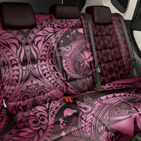 Aloha Hawaii Hammerhead Shark Back Car Seat Cover Pink Kakau and Polynesian Tattoo LT03 - Polynesian Pride