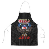 American Samoa Fautasi Apron Pago Pago Aeto and Iseula o le Moana of Fagatogo Black Color LT03 Black - Polynesian Pride