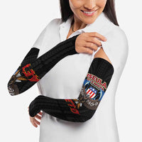 American Samoa Fautasi Arm Sleeves Pago Pago Aeto and Iseula o le Moana of Fagatogo Black Color LT03 - Polynesian Pride