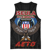 American Samoa Fautasi Basketball Jersey Pago Pago Aeto and Iseula o le Moana of Fagatogo Black Color LT03 - Polynesian Pride