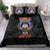 American Samoa Fautasi Bedding Set Pago Pago Aeto and Iseula o le Moana of Fagatogo Black Color - Polynesian Pride