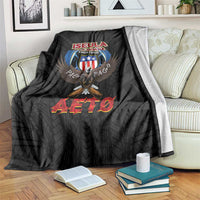 American Samoa Fautasi Blanket Pago Pago Aeto and Iseula o le Moana of Fagatogo Black Color LT03 Black - Polynesian Pride