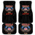 American Samoa Fautasi Car Mats Pago Pago Aeto and Iseula o le Moana of Fagatogo Black Color - Polynesian Pride