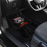 American Samoa Fautasi Car Mats Pago Pago Aeto and Iseula o le Moana of Fagatogo Black Color LT03 - Polynesian Pride