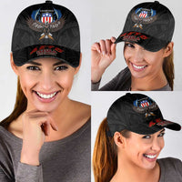 American Samoa Fautasi Classic Cap Pago Pago Aeto and Iseula o le Moana of Fagatogo Black Color LT03 - Polynesian Pride