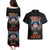 American Samoa Fautasi Couples Matching Puletasi and Hawaiian Shirt Pago Pago Aeto and Iseula o le Moana of Fagatogo Black Color - Polynesian Pride