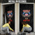 American Samoa Fautasi Door Cover Pago Pago Aeto and Iseula o le Moana of Fagatogo Black Color - Polynesian Pride