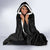 American Samoa Fautasi Hooded Blanket Pago Pago Aeto and Iseula o le Moana of Fagatogo Black Color - Polynesian Pride