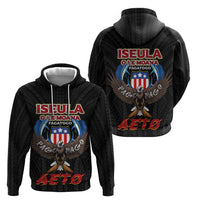 American Samoa Fautasi Hoodie Pago Pago Aeto and Iseula o le Moana of Fagatogo Black Color LT03 - Polynesian Pride
