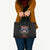 American Samoa Fautasi Leather Bag Pago Pago Aeto and Iseula o le Moana of Fagatogo Black Color - Polynesian Pride