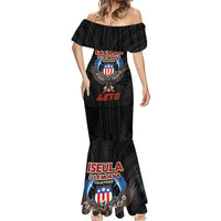 American Samoa Fautasi Mermaid Dress Pago Pago Aeto and Iseula o le Moana of Fagatogo Black Color LT03 - Polynesian Pride