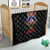 American Samoa Fautasi Quilt Pago Pago Aeto and Iseula o le Moana of Fagatogo Black Color - Polynesian Pride