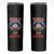 American Samoa Fautasi Skinny Tumbler Pago Pago Aeto and Iseula o le Moana of Fagatogo Black Color - Polynesian Pride