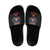 American Samoa Fautasi Slide Sandals Pago Pago Aeto and Iseula o le Moana of Fagatogo Black Color - Polynesian Pride