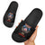 American Samoa Fautasi Slide Sandals Pago Pago Aeto and Iseula o le Moana of Fagatogo Black Color - Polynesian Pride