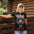 American Samoa Fautasi Women Polo Shirt Pago Pago Aeto and Iseula o le Moana of Fagatogo Black Color - Polynesian Pride