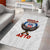American Samoa Fautasi Area Rug Pago Pago Aeto and Iseula o le Moana of Fagatogo White Color - Polynesian Pride