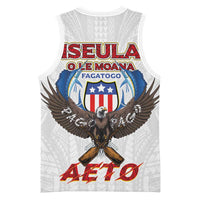 American Samoa Fautasi Basketball Jersey Pago Pago Aeto and Iseula o le Moana of Fagatogo White Color LT03 - Polynesian Pride