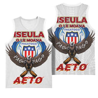 American Samoa Fautasi Basketball Jersey Pago Pago Aeto and Iseula o le Moana of Fagatogo White Color LT03 - Polynesian Pride