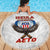 American Samoa Fautasi Beach Blanket Pago Pago Aeto and Iseula o le Moana of Fagatogo White Color - Polynesian Pride