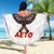 American Samoa Fautasi Beach Blanket Pago Pago Aeto and Iseula o le Moana of Fagatogo White Color - Polynesian Pride