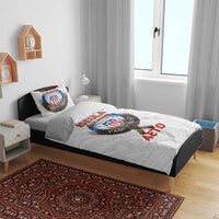 American Samoa Fautasi Bedding Set Pago Pago Aeto and Iseula o le Moana of Fagatogo White Color LT03 - Polynesian Pride