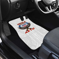American Samoa Fautasi Car Mats Pago Pago Aeto and Iseula o le Moana of Fagatogo White Color LT03 - Polynesian Pride
