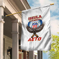 American Samoa Fautasi Garden Flag Pago Pago Aeto and Iseula o le Moana of Fagatogo White Color LT03 House Flag White - Polynesian Pride