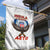 American Samoa Fautasi Garden Flag Pago Pago Aeto and Iseula o le Moana of Fagatogo White Color - Polynesian Pride