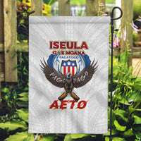American Samoa Fautasi Garden Flag Pago Pago Aeto and Iseula o le Moana of Fagatogo White Color LT03 Garden Flag White - Polynesian Pride