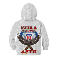 American Samoa Fautasi Kid Hoodie Pago Pago Aeto and Iseula o le Moana of Fagatogo White Color LT03 - Polynesian Pride