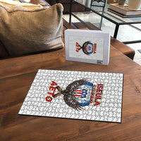 American Samoa Fautasi Puzzle Pago Pago Aeto and Iseula o le Moana of Fagatogo White Color LT03 - Polynesian Pride