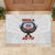 American Samoa Fautasi Rubber Doormat Pago Pago Aeto and Iseula o le Moana of Fagatogo White Color - Polynesian Pride