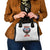 American Samoa Fautasi Shoulder Handbag Pago Pago Aeto and Iseula o le Moana of Fagatogo White Color - Polynesian Pride