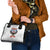 American Samoa Fautasi Shoulder Handbag Pago Pago Aeto and Iseula o le Moana of Fagatogo White Color - Polynesian Pride